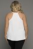 Picture of PLUS SIZE WHITE SUN TANK  TOP
